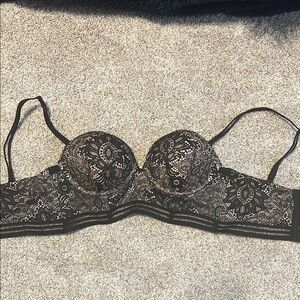 Victoria's Secret Black Lace Underwire Bra